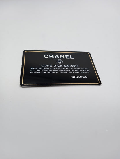 CHANEL Lambskin Checkerboard Trim Leboy