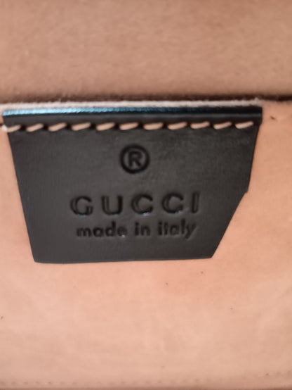 GUCCI Leopard Print Calf Hair Sylvie Bag
