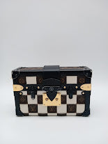 LOUIS VUITTON Damier Tressage Petite Malle Clutch