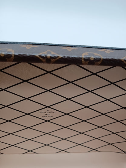 LOUIS VUITTON Damier Tressage Petite Malle Clutch