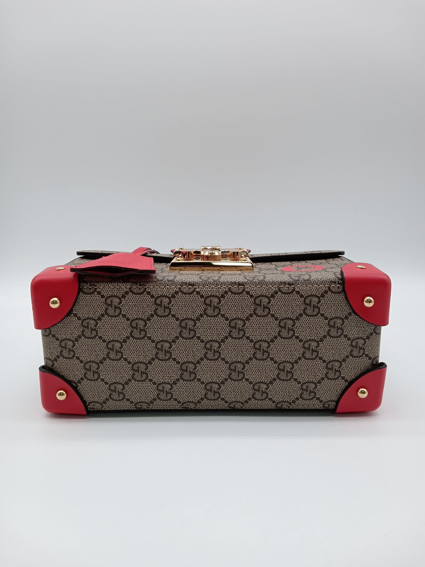 GUCCI Supreme Valentine's Day Padlock Bamboo Handle