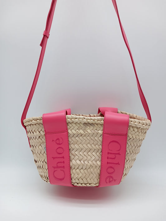 CHLOE Raffia Bucket Bag