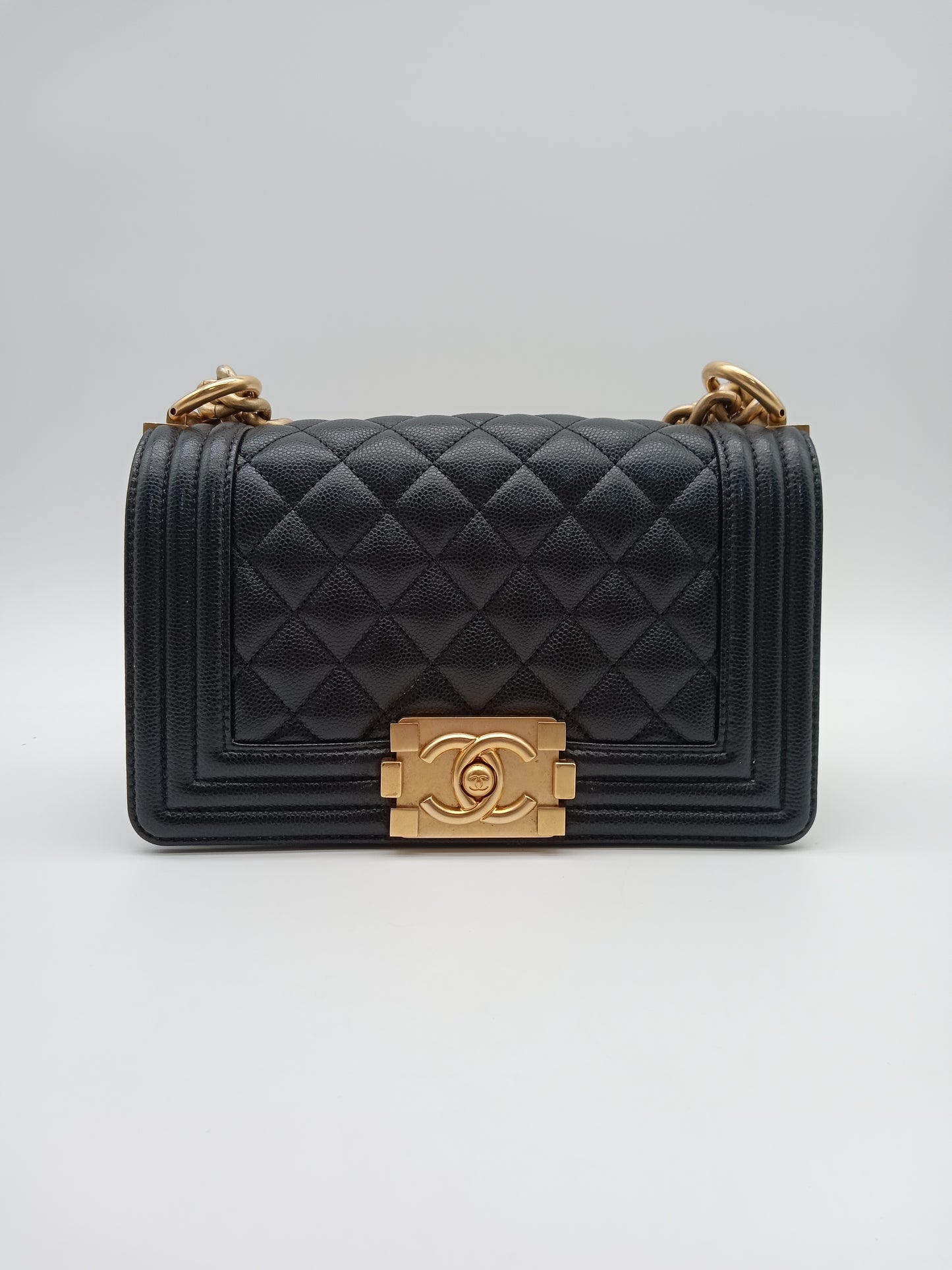 CHANEL Caviar Quilted Leboy