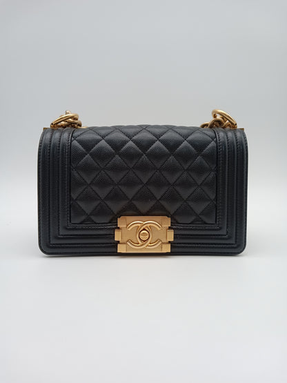 CHANEL Caviar Quilted Leboy