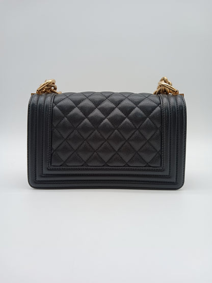 CHANEL Caviar Quilted Leboy