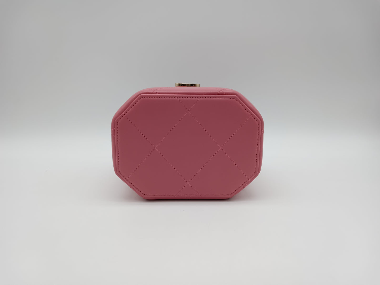 CHANEL Lamb Hexagon Vanity Case
