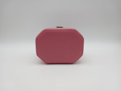 CHANEL Lamb Hexagon Vanity Case