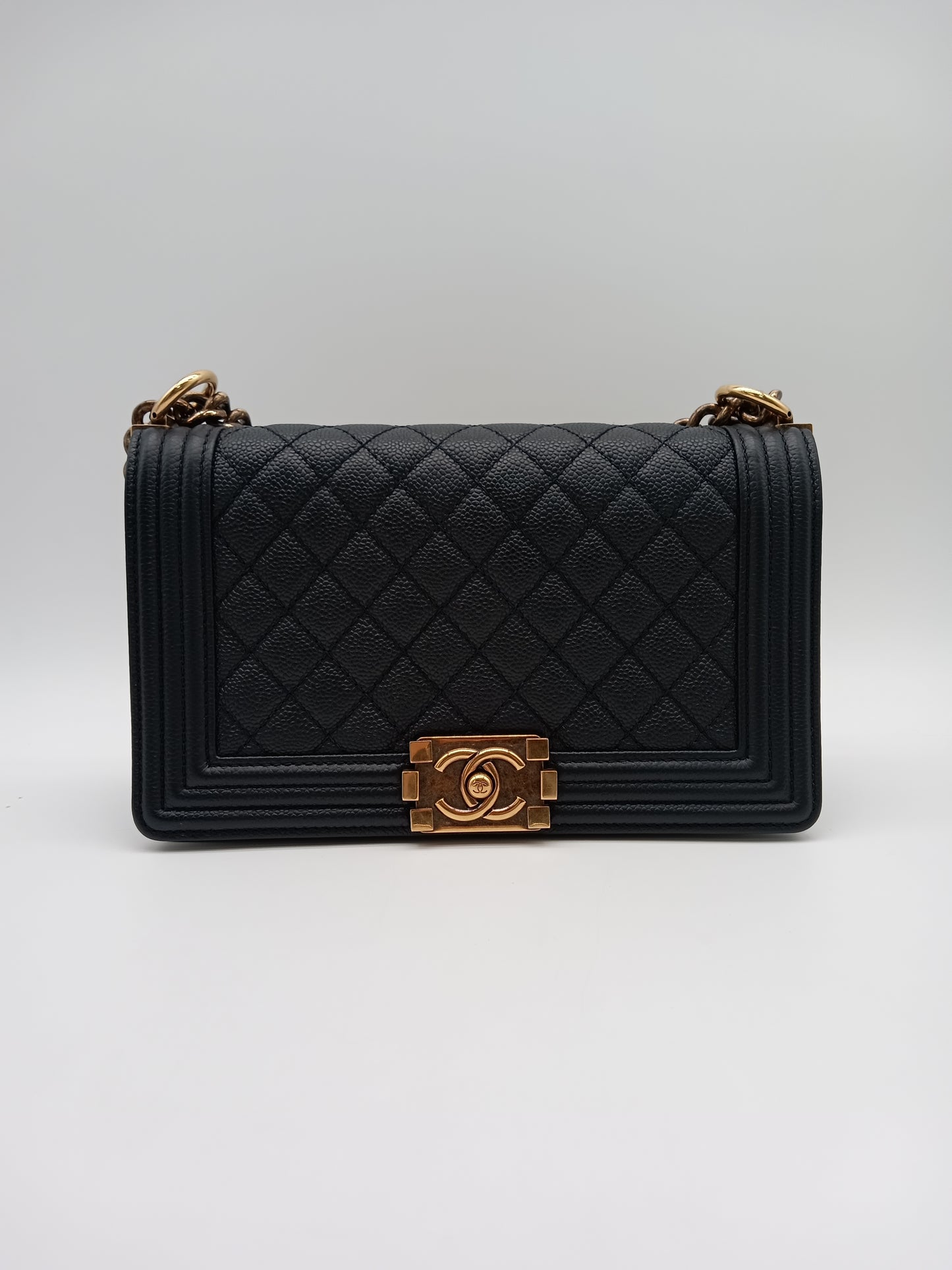 CHANEL Caviar Quilted Leboy
