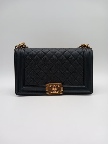 CHANEL Caviar Quilted Leboy