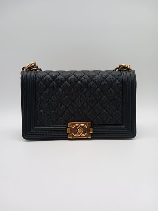 CHANEL Caviar Quilted Leboy