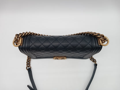 CHANEL Caviar Quilted Leboy