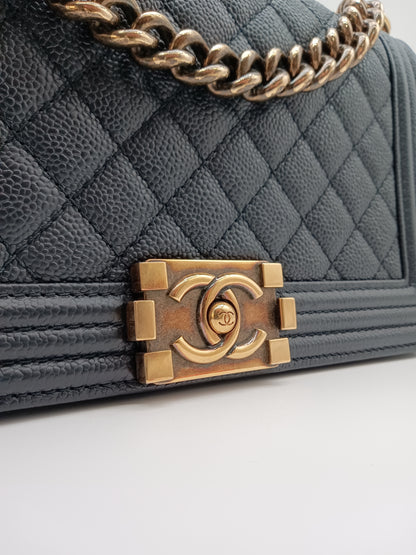 CHANEL Caviar Quilted Leboy