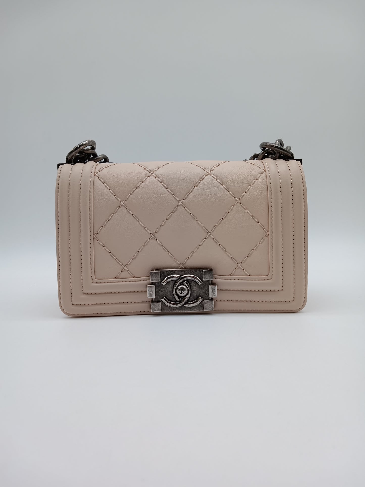 CHANEL Calf Quilted Leboy