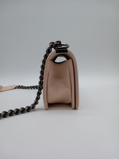 CHANEL Calf Quilted Leboy
