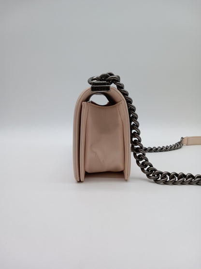 CHANEL Calf Quilted Leboy