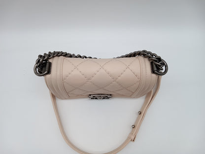 CHANEL Calf Quilted Leboy