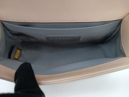 CHANEL Calf Quilted Leboy