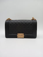 CHANEL Caviar Quilted Leboy