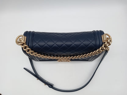 CHANEL Lambskin Quilted Leboy