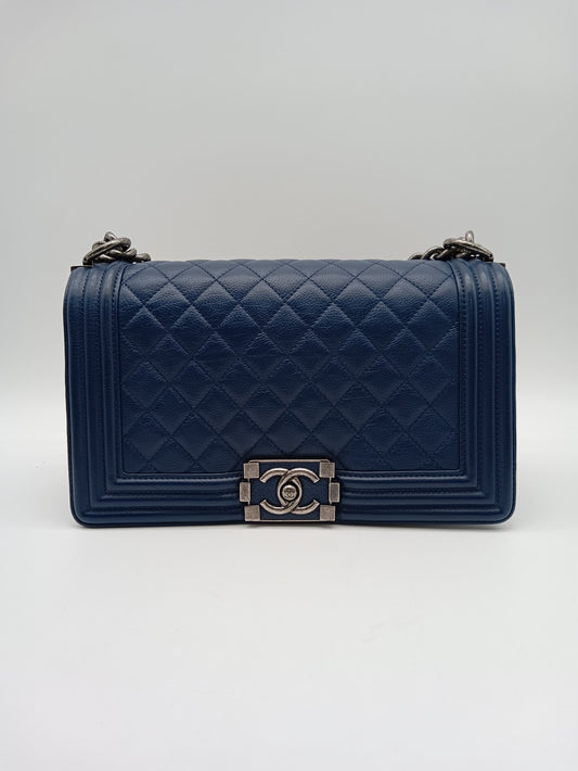CHANEL Caviar Quilted Leboy