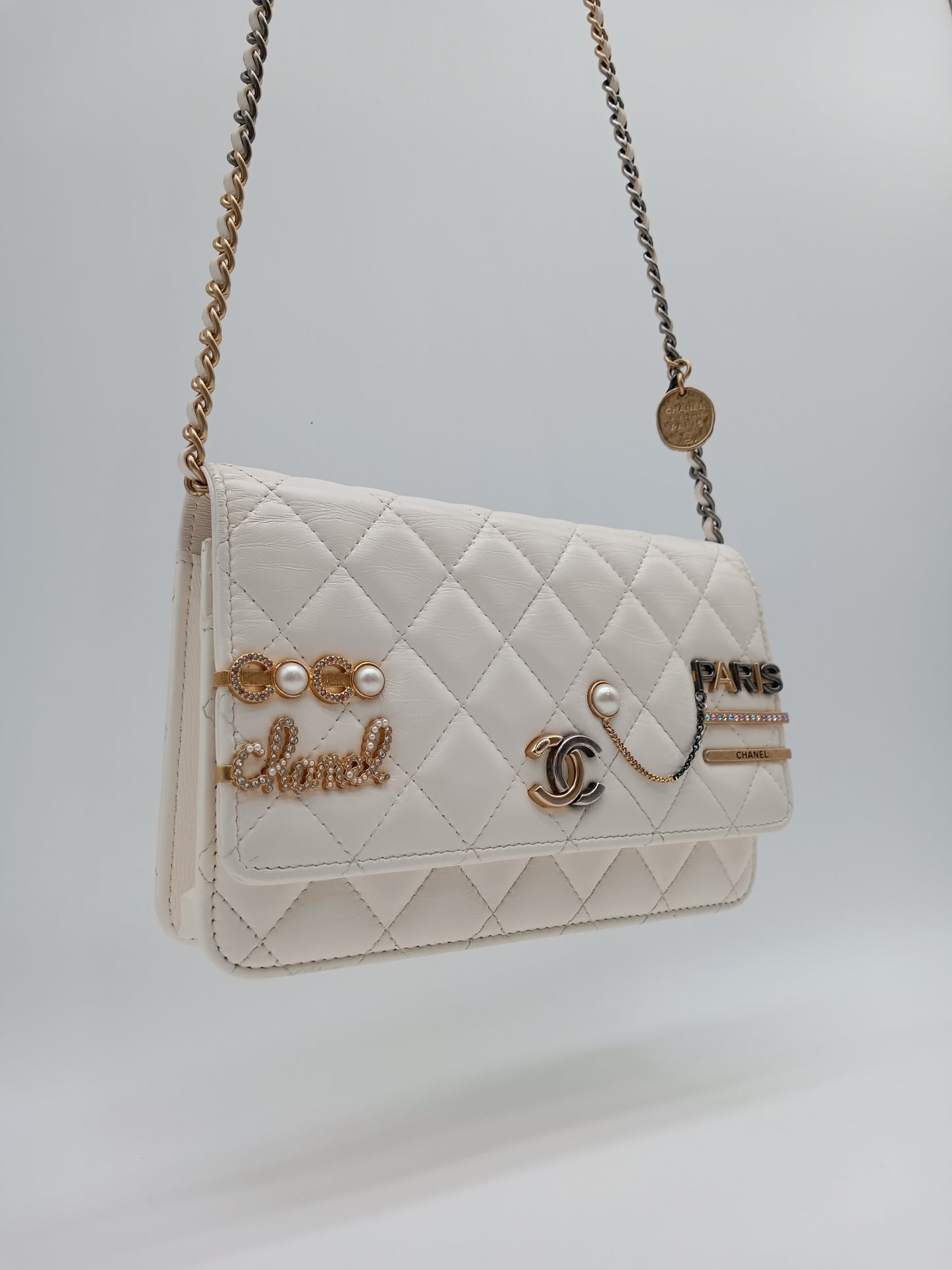 CHANEL Coco Clips Wallet on Chain