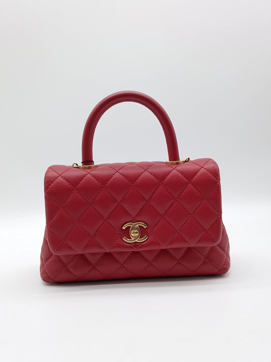 CHANEL Caviar Small Coco Handle