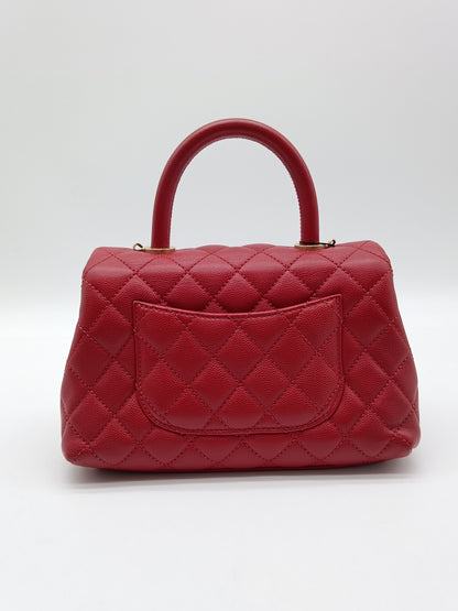 CHANEL Caviar Small Coco Handle