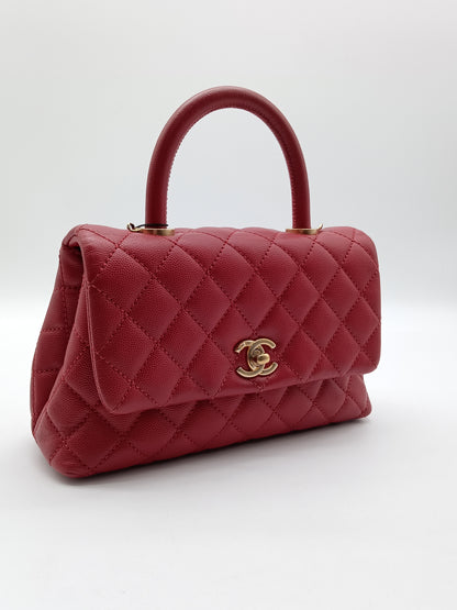 CHANEL Caviar Small Coco Handle