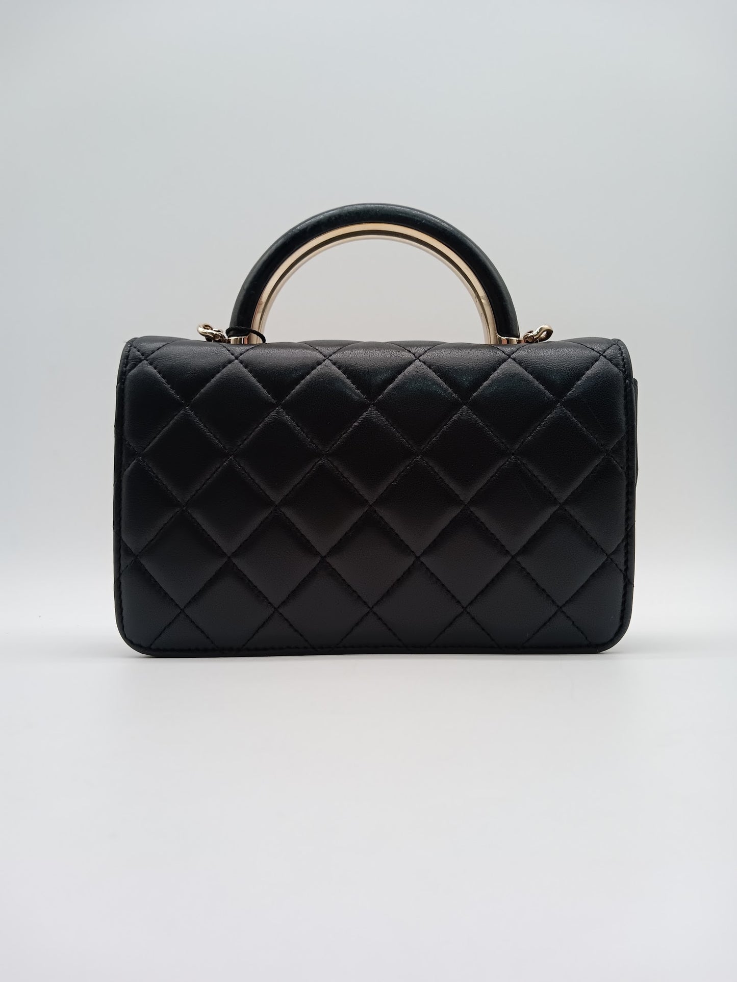 CHANEL Lambskin Quilted Trendy