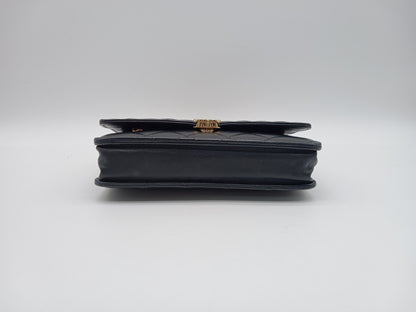 CHANEL Lambskin Quilted Trendy