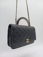 CHANEL Lambskin Quilted Trendy