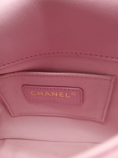 CHANEL Lambskin Mini Flap Candy Chain