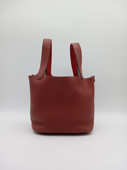HERMES Taurillon Clemence Picotin PM