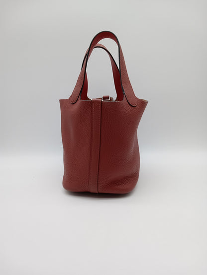 HERMES Taurillon Clemence Picotin PM