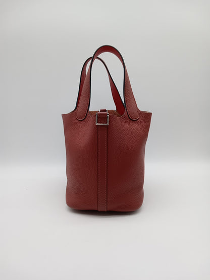HERMES Taurillon Clemence Picotin PM