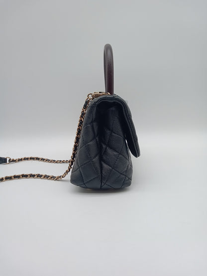 CHANEL Caviar Small Coco Handle