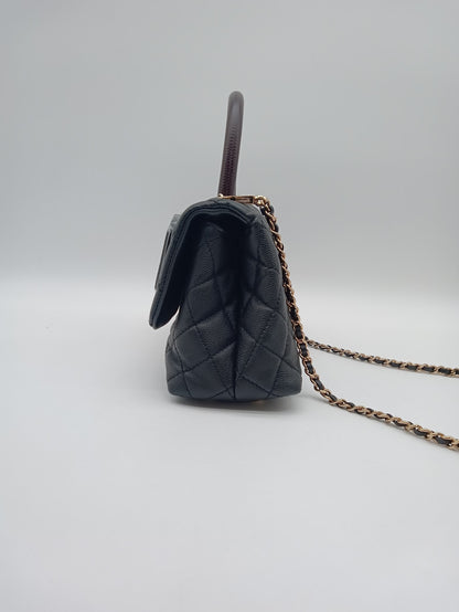 CHANEL Caviar Small Coco Handle