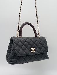 CHANEL Caviar Small Coco Handle