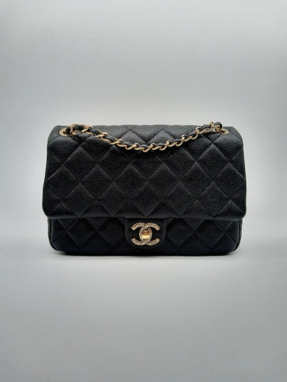 CHANEL Caviar Mini Quilted Flap