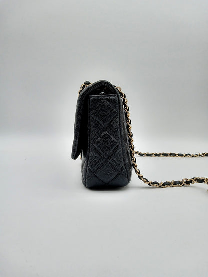 CHANEL Caviar Mini Quilted Flap