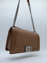 CHANEL Caviar Quilted Leboy