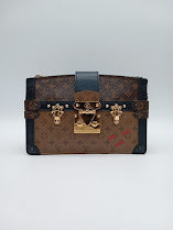 LOUIS VUITTON Monogram Reverse Trunk Clutch