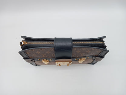 LOUIS VUITTON Monogram Reverse Trunk Clutch