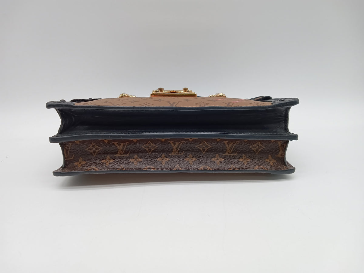 LOUIS VUITTON Monogram Reverse Trunk Clutch