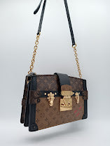 LOUIS VUITTON Monogram Reverse Trunk Clutch