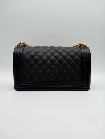 CHANEL Caviar Quilted Leboy Medium