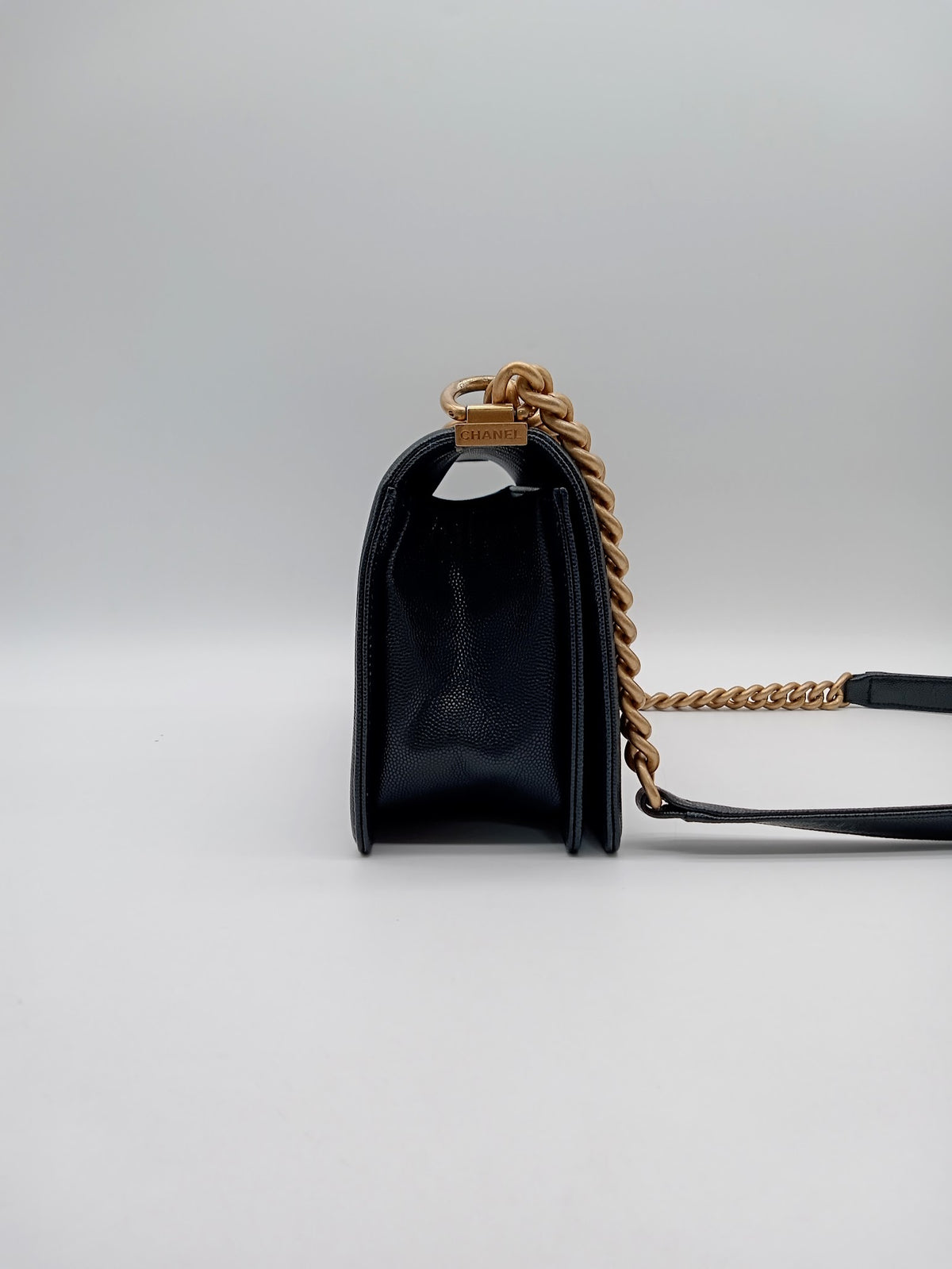 CHANEL Caviar Quilted Leboy Medium