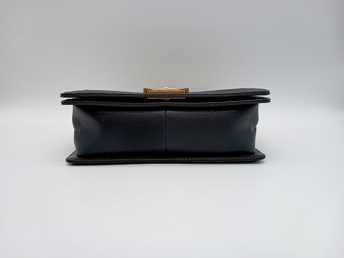 CHANEL Caviar Quilted Leboy Medium