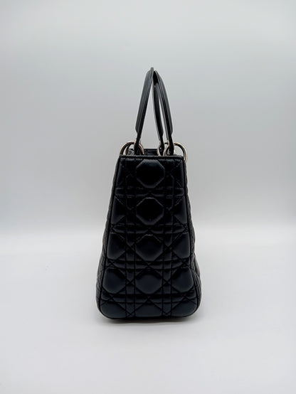 DIOR Lambskin Lady Dior Cannage