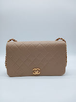 CHANEL Lambskin Quilted Vintage Full Flap